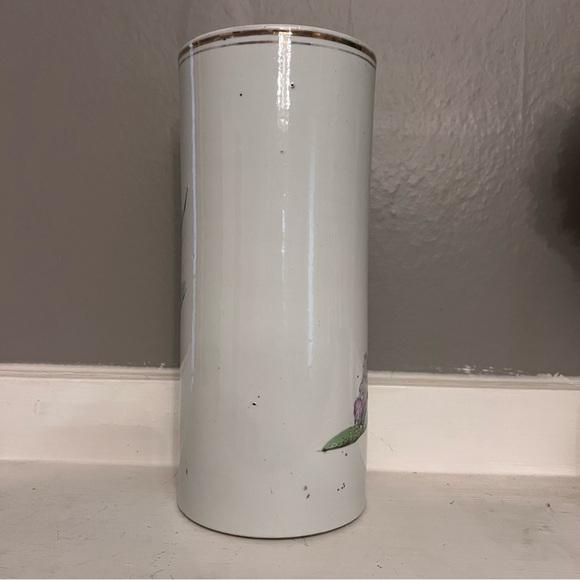 Antique Chinese Vase / Brush Pot / Hat Stand - Picture 3 of 8